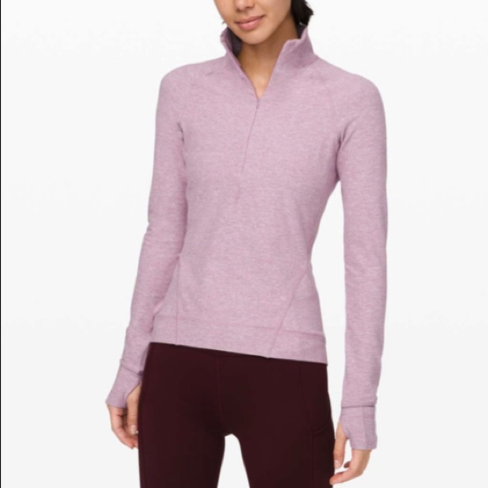 Lululemon outrun the elements 1/2 zip